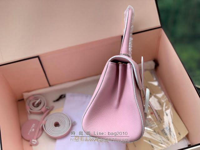 DELVAUX女包 春夏新款 Brillant系列手袋 德爾沃女手提包 女手腕包 Dv0020 粉色 Delvaux單肩包  fcs1330